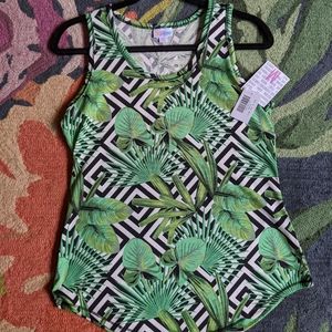 Botanical LuLaRoe tank top (Med)
